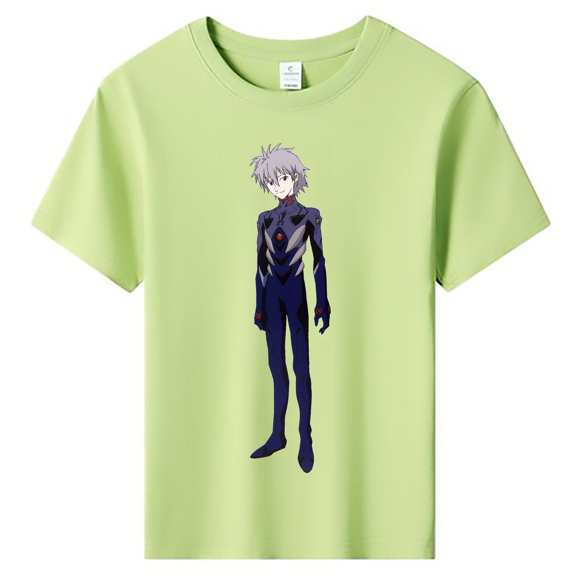 （画像用） EVA 新世紀エヴァンゲリオン 綿100％キッズTシャツ（フロントプリント）